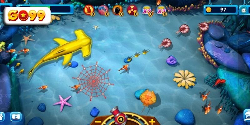 Phân chia các phòng chơi Fishing Jackpot 3D